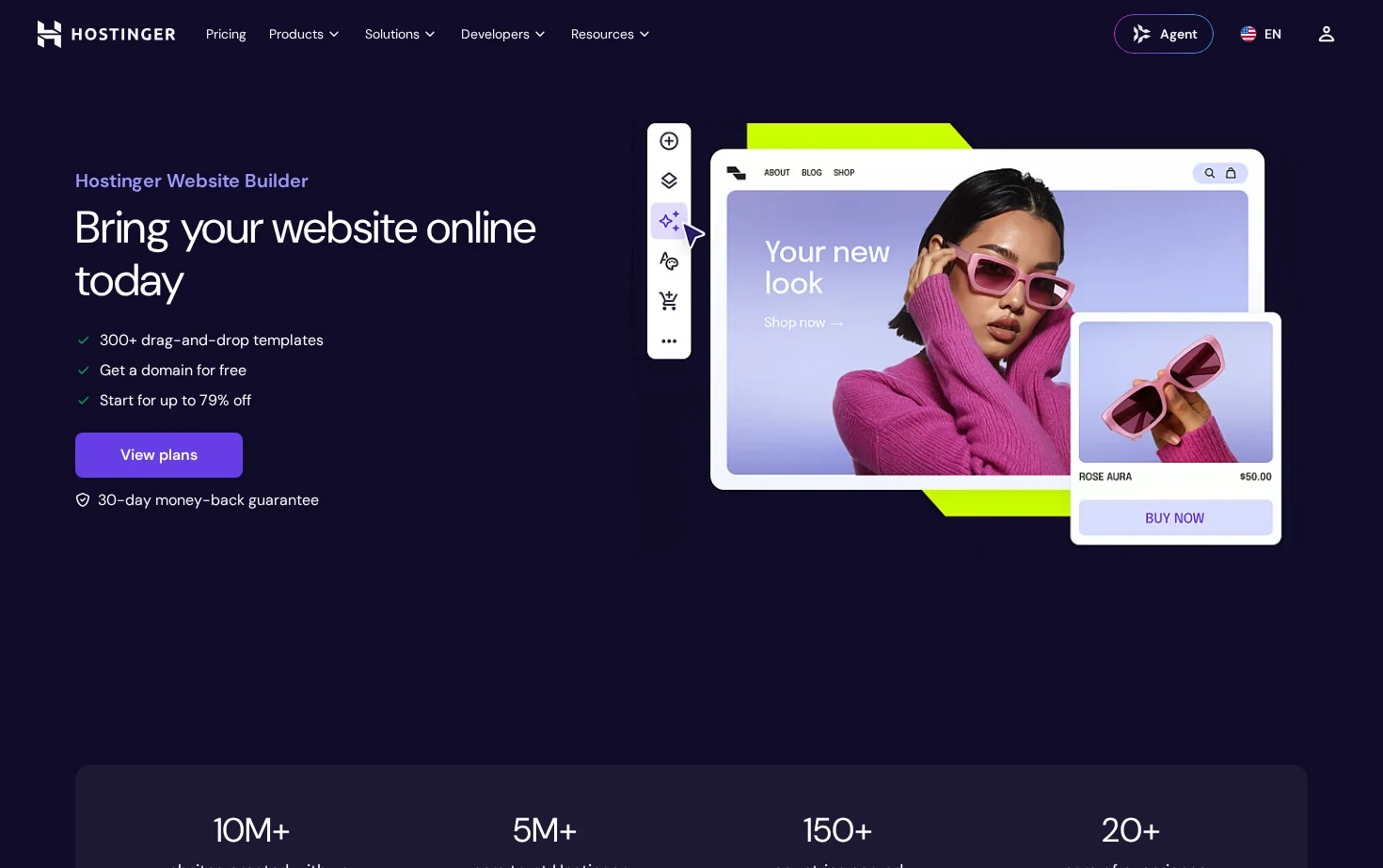 Hostinger 页面快照